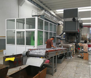 Linea di produzione di zincatura a caldo ISO9001 macchina di rivestimento del piatto di acciaio