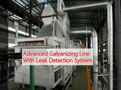 Linea di galvanizzazione avanzata con sistema di rilevamento delle perdite