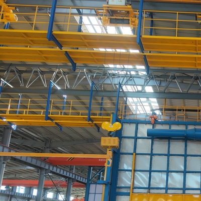 Linea di galvanizzazione a caldo per disegno di filo metallico 0,8-5,5 mm