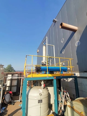 Potente sistema di rimozione dei fumi chimici 1000m3/h Flusso d'aria 900 Pa Torre di depurazione per industria