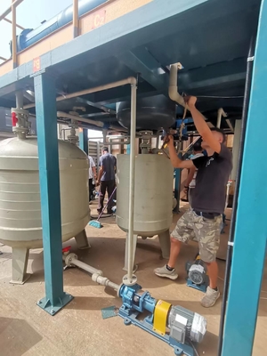 Sistema di estrazione di fumi acidi industriali a frequenza 50/60Hz con costruzione in acciaio inossidabile