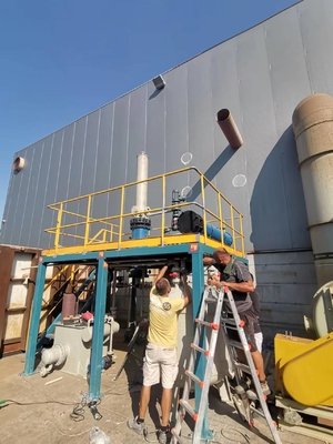 Sistema di estrazione di vapore acido in acciaio inossidabile 1200 mm x 800 mm x 1500 mm per l'estrazione in industria