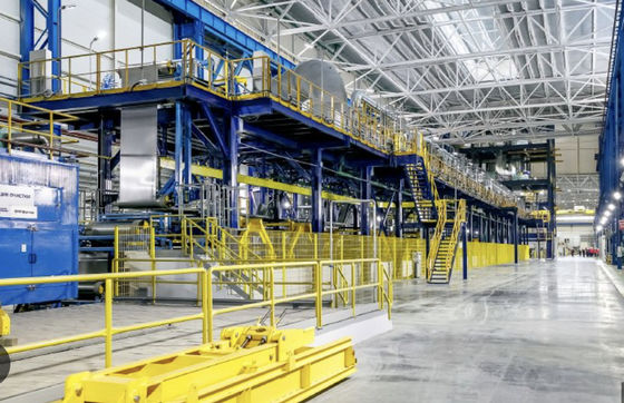 Linea di zincatura a caldo 0-15 m/min con combustione a impulsi ad alta velocità